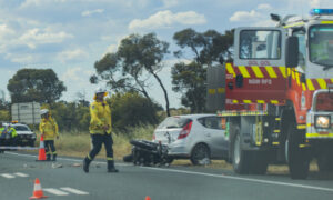 Serious road crash near Gol Gol