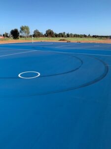 Vandals damage Wentworth courts