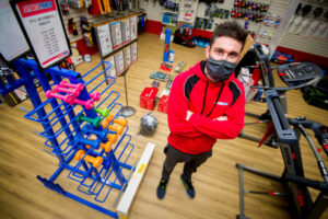 Fitness gear runs short during lockdowns