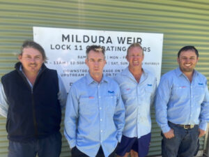 Mildura Weir team keeps river rolling