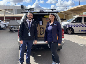 Police return stolen goods