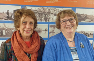 Bernadette makes a little history of her own