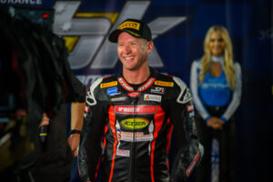 Josh Waters still ahead of the Superbikes pack
