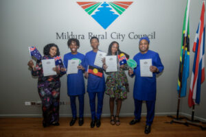 Mildura welcomes in proud new Aussies