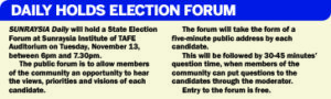 Five in running for ballot