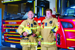 Helping hand: Recruits land ahead of danger period