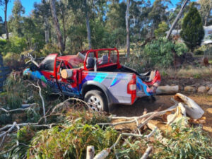 Mildura SES volunteers lend hand after wild storm