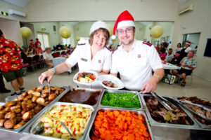 Christmas feast at Salvation Army Mildura lunch