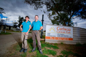 Curlwaa Caravan Park owners find tourists keep on coming