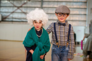 Youngsters enjoy a grand old time