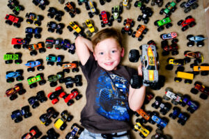 MY COLLECTION: Hunter’s building up a monster haul of trucks