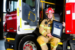 Mildura firey walks off with special honour