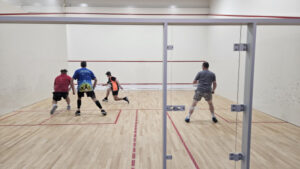 Doubles vision for squash hub