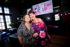 Women wear pink for Ladies Day