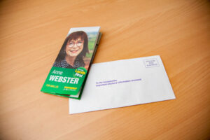 Purple envelopes from The Nationals in Mallee not a rule breach