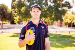 Matt Dea in Essendon VFL finals action