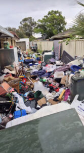 Huge job cleaning a big mess