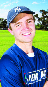 Lochie O’Brien would like to sing with Carlton