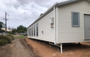 Murrayville library a step closer with building in place