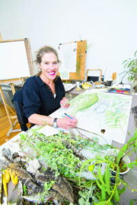 Artist dives into river lifestyle
