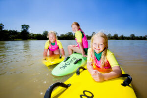 Nippers get on board at Mildura Life Saving Club