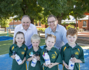 Prep kids full bottle on water