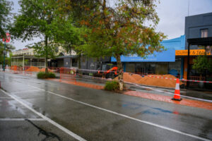 Traffic restrictions for water main works