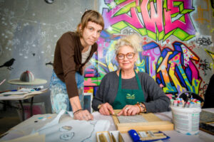 Workshop makes a mark at The Art Vault