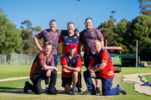South Australian Veterans take to Mildura pitch