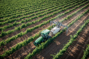 A tractor that knows its territory