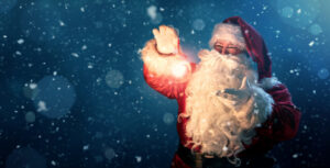 Daily Matters: Beardless Santa arrives to a bun fight