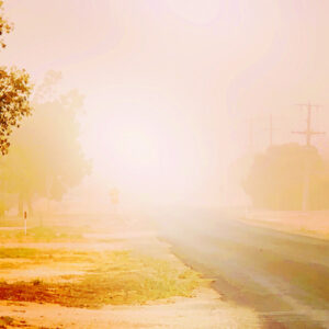 City blanketed by surprise dust storm