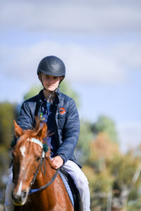 Young pony rider fires on biggest stage