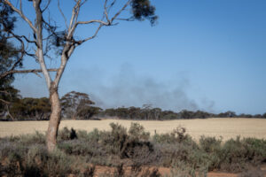 Koorlong bush fire contained