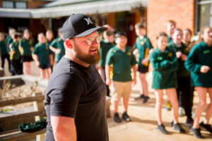 Hawke flies back home to inspire students