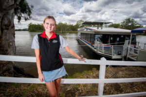 Ruby steers her own course on the Murray