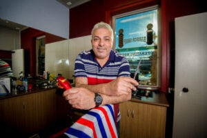 Barber Sam aims to cut it at the Workers