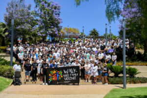 Record crowd steps up to combat violence