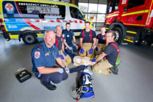 Mildura firefighters double up on care