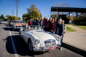 Enthusiasts roll on sunny streets