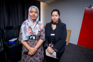 Guest speaker at SMECC morning tea