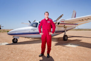 ‘Ferrari of the sky’ on display at airport