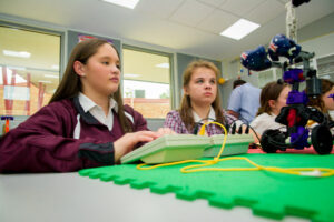 Young minds take charge in robot world