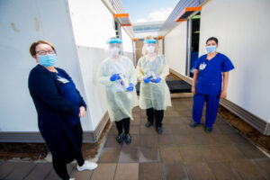 Mildura Base Public Hospital steps up during COVID test