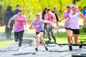 Students find colourful way to raise funds