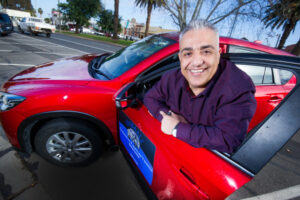 Mildura man gets behind the wheel of new passenger service