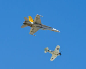 History in the air over Sunraysia on Friday