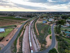 Mega train lines up for a record