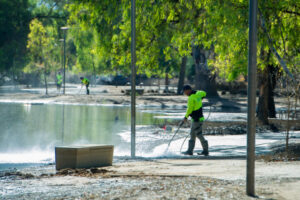 The great flood clean-up