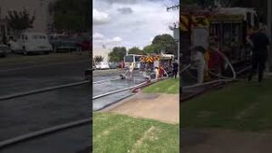 Fun with the Red Cliffs Fire Brigade at the market